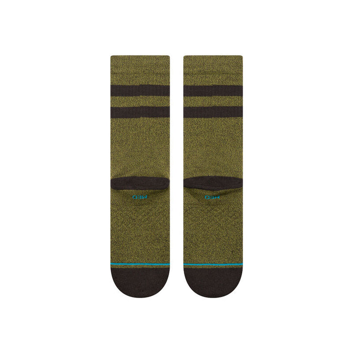 Stance Joven Crew Socks - DARK GREEN - Sun Diego Boardshop