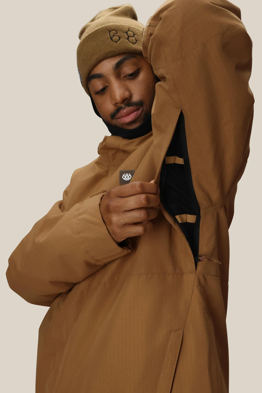 686 Foundation Insulated Jacket - Caramel Ripstop - Sun Diego Boardshop