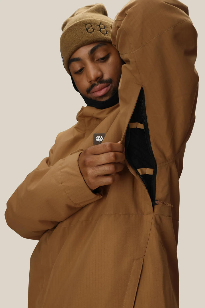 686 Foundation Insulated Jacket - Caramel Ripstop - Sun Diego Boardshop