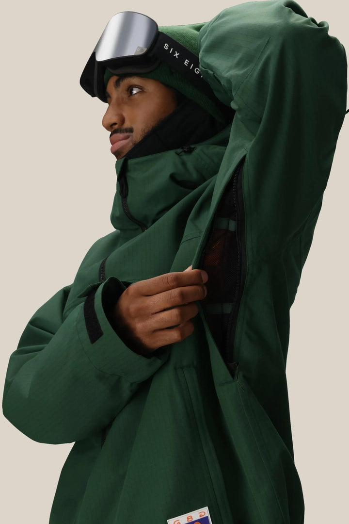 686 Dojo Jacket - Moss Green Ripstop - Sun Diego Boardshop