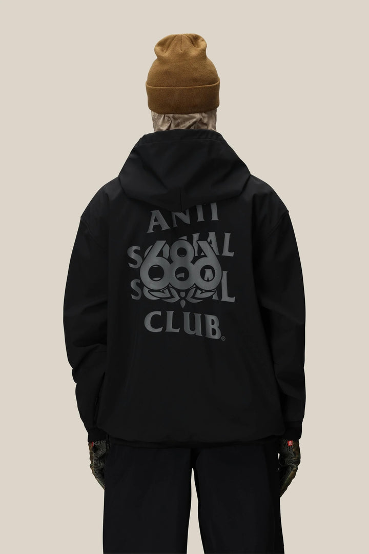 686 Assc F1 Waterproof Team Hoody - Assc Black - Sun Diego Boardshop