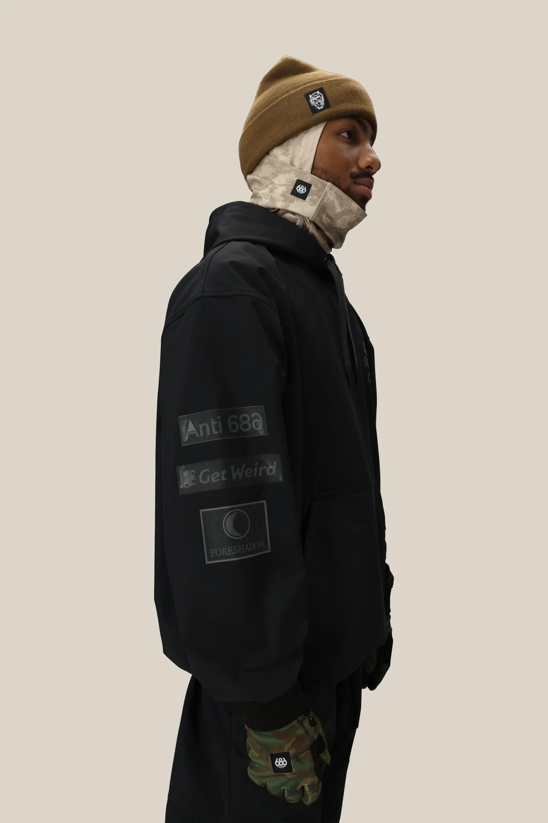 686 Assc F1 Waterproof Team Hoody - Assc Black - Sun Diego Boardshop
