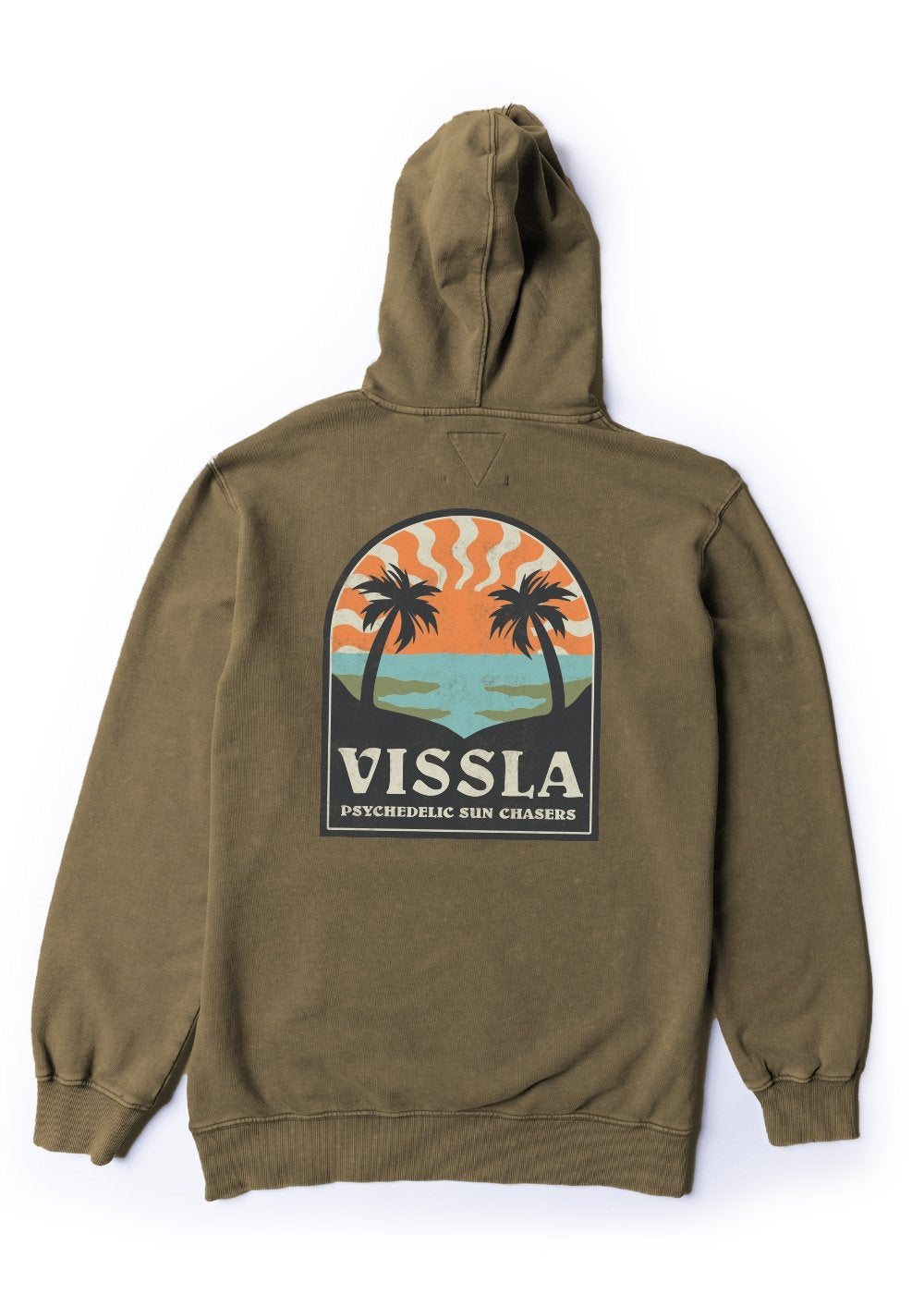 Vissla Offshore Eco Po Hoodie - DARK KHAKI - Sun Diego Boardshop