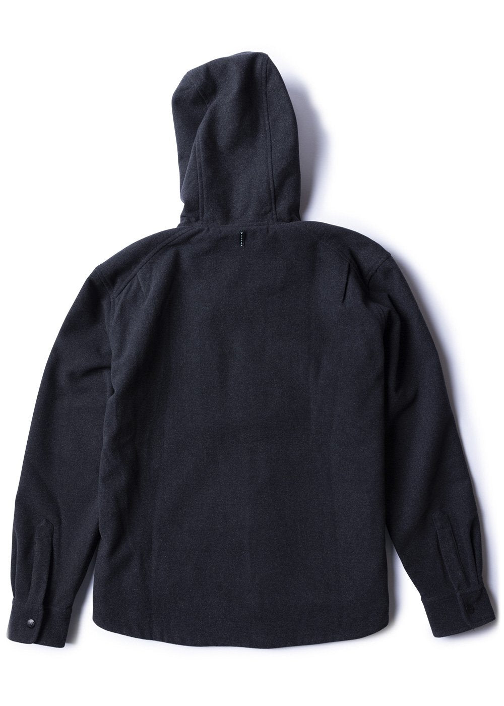 Vissla Creators Northern Eco Wool Hooded Jacket - BLACK HEATHER - Sun Diego Boardshop