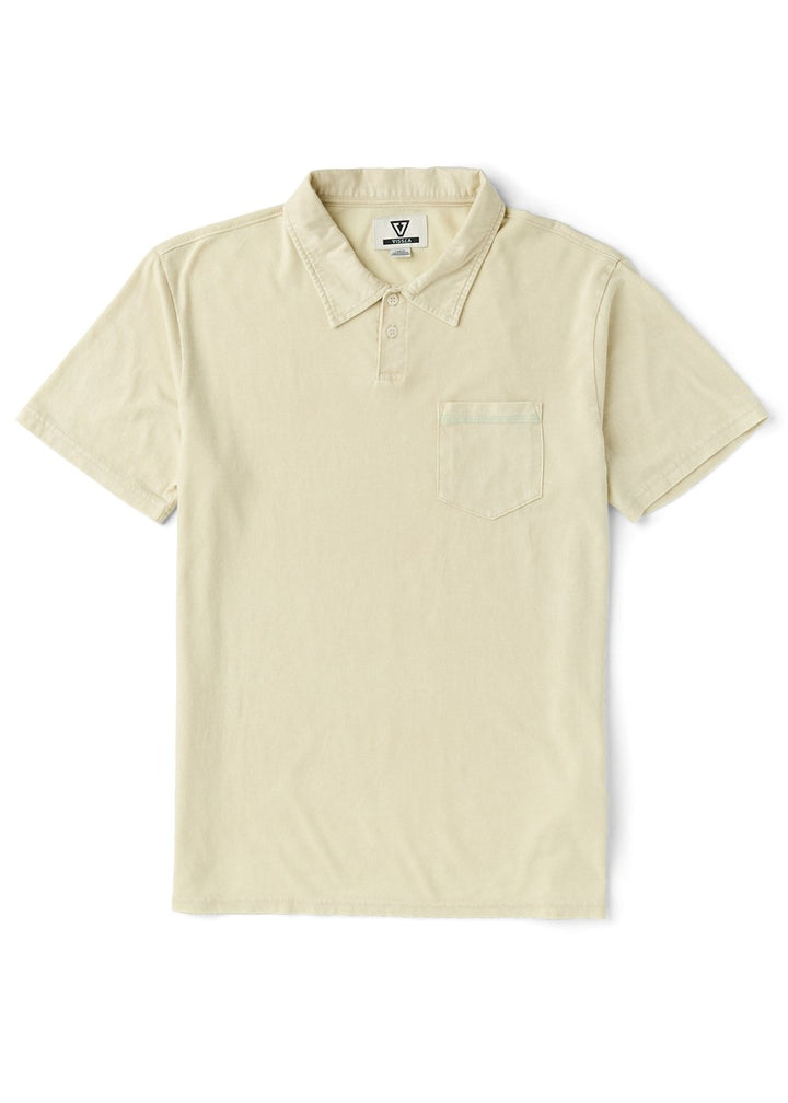 Vissla Solid Sets Cosmic Wash Polo Tee - Dune - Sun Diego Boardshop