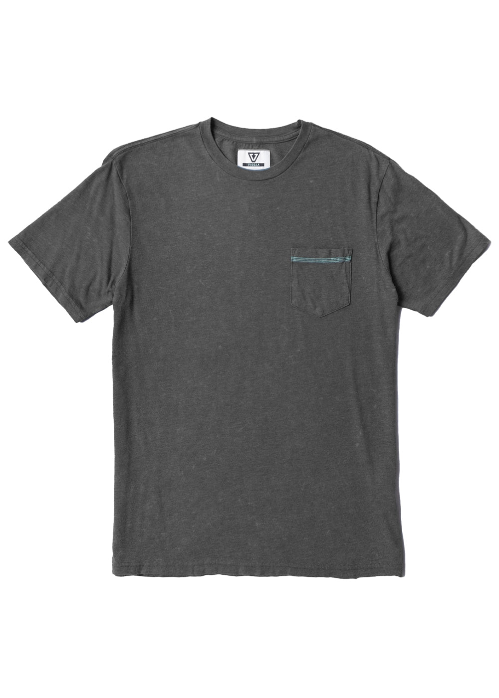 Vissla Solid Sets Ss Pkt Tee - PHANTOM - Sun Diego Boardshop