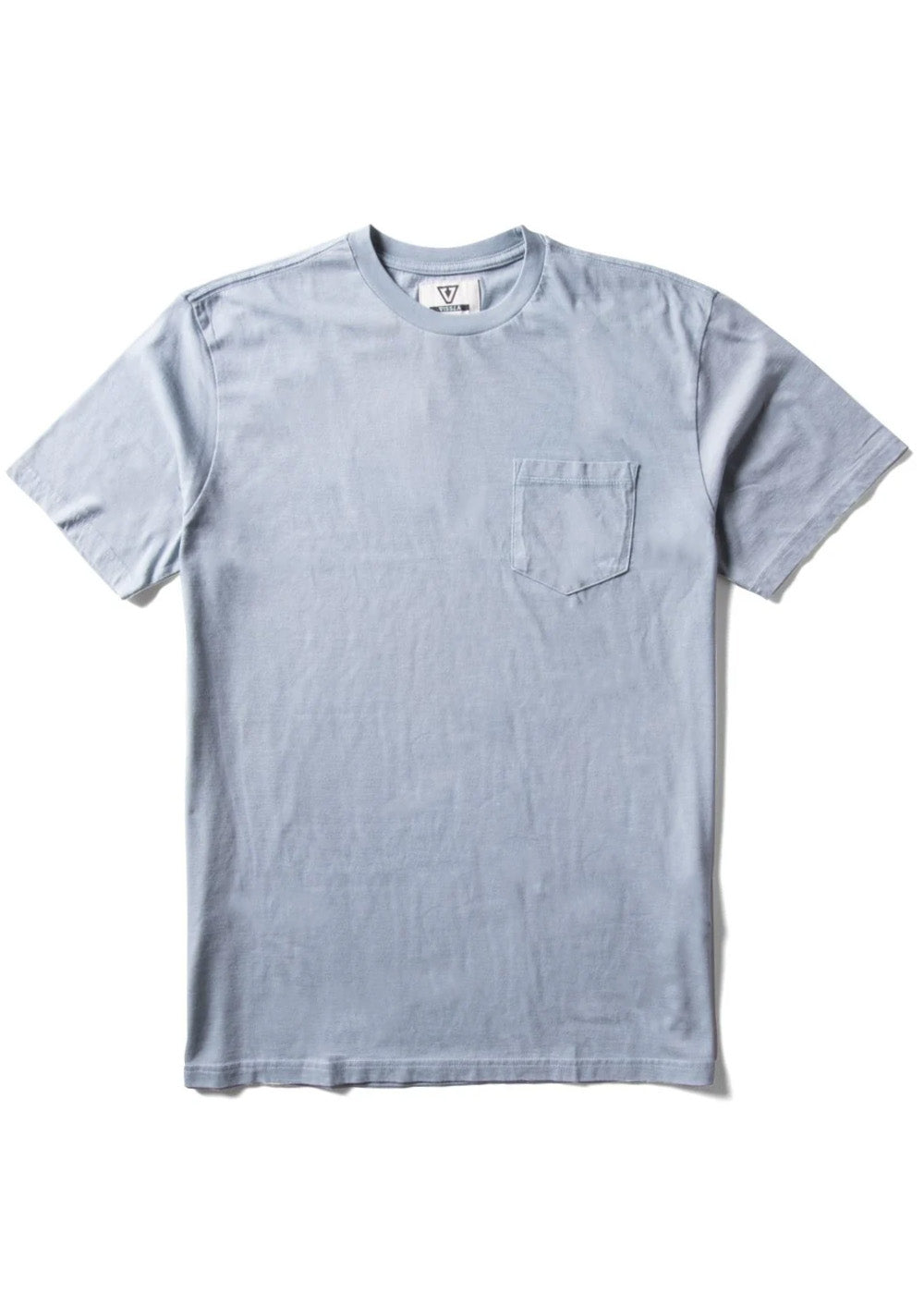 Vissla Solid Sets Ss Pkt Tee - STONE BLUE - Sun Diego Boardshop