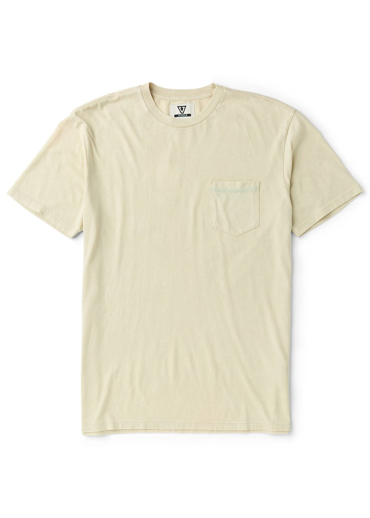 Vissla Solid Sets Cosmic Wash Short Sleeve Pocket Tee - Dune - Sun Diego Boardshop