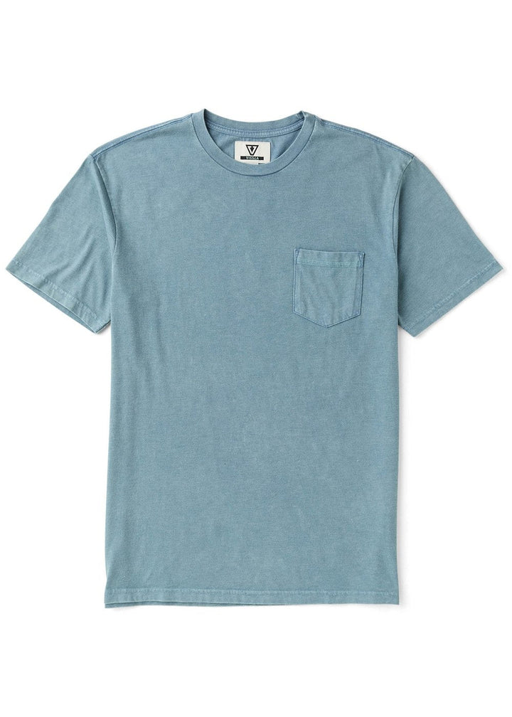 Vissla Solid Sets Cosmic Wash Short Sleeve Pocket Tee - Blue Haze - Sun Diego Boardshop