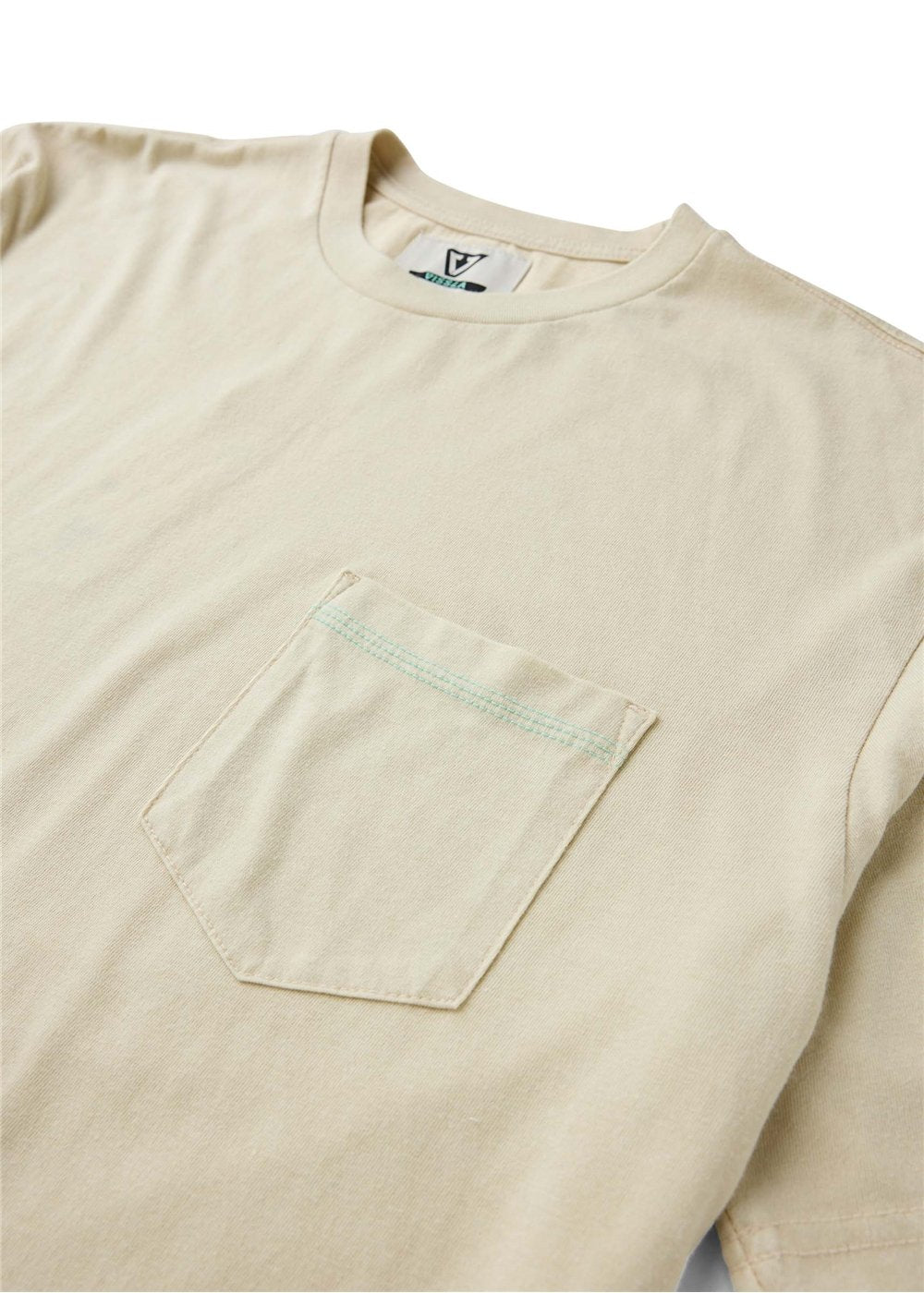 Vissla Solid Sets Cosmic Wash Short Sleeve Pocket Tee - Dune - Sun Diego Boardshop