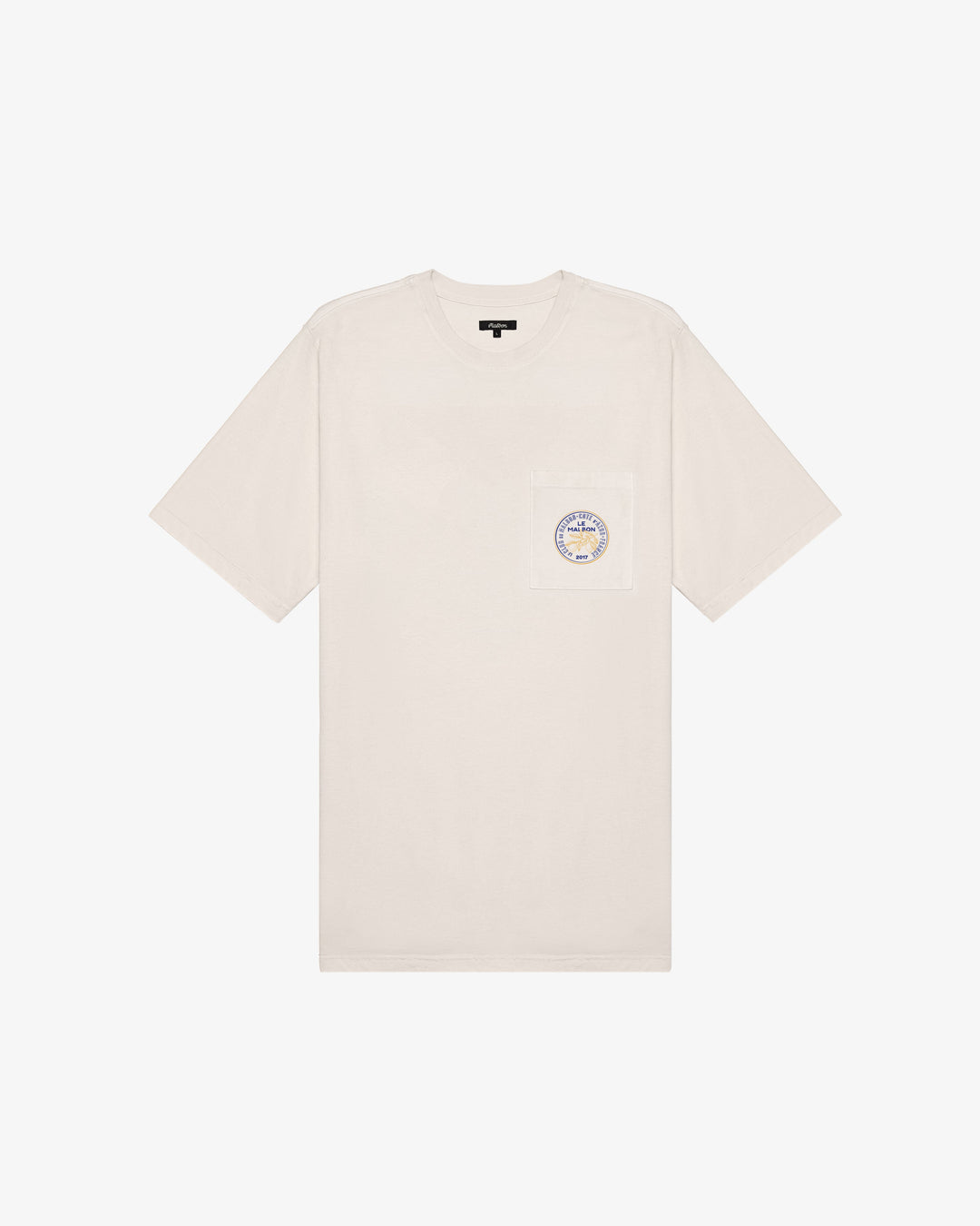 Malbon Golf Citron Pocket T-Shirt - IVORY - Sun Diego Boardshop