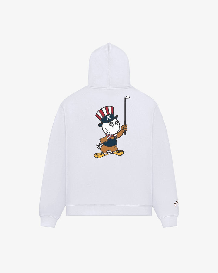 Malbon Eagle Buckets Hoodie - White - Sun Diego Boardshop
