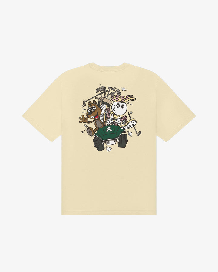 Malbon Two Man Scramble T-Shirt - Light Khaki - Sun Diego Boardshop