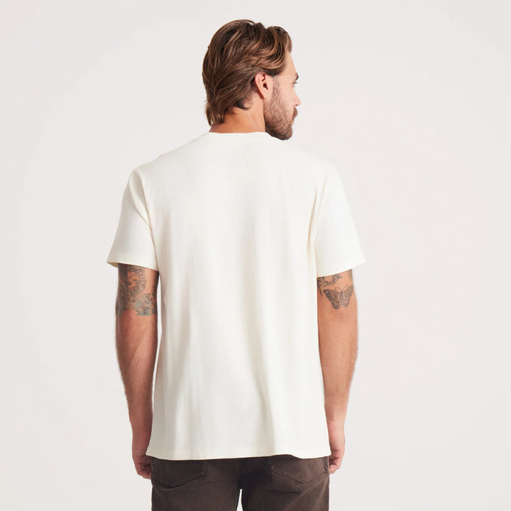 Roark Men's Made To Fade Short Sleeve Tee - Washed Off White