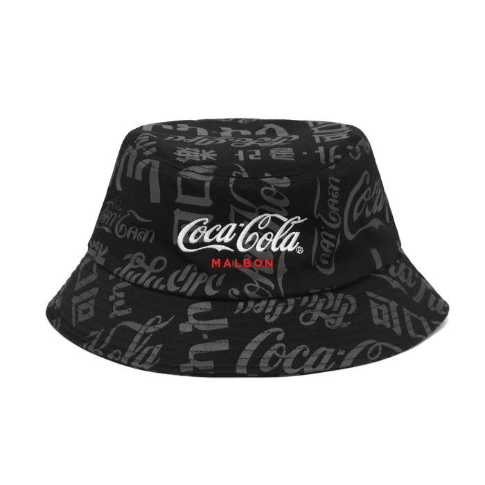 Malbon Golf x Coca-Cola International Bucket Hat - BLACK - Sun Diego Boardshop