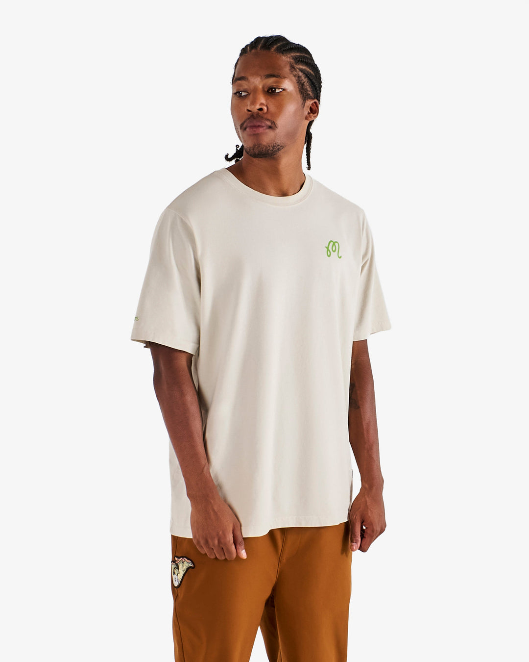 Malbon Bermuda Foraging Tee - Ivory