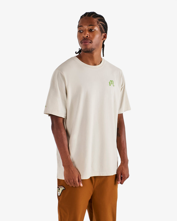 Malbon Bermuda Foraging Tee - Ivory