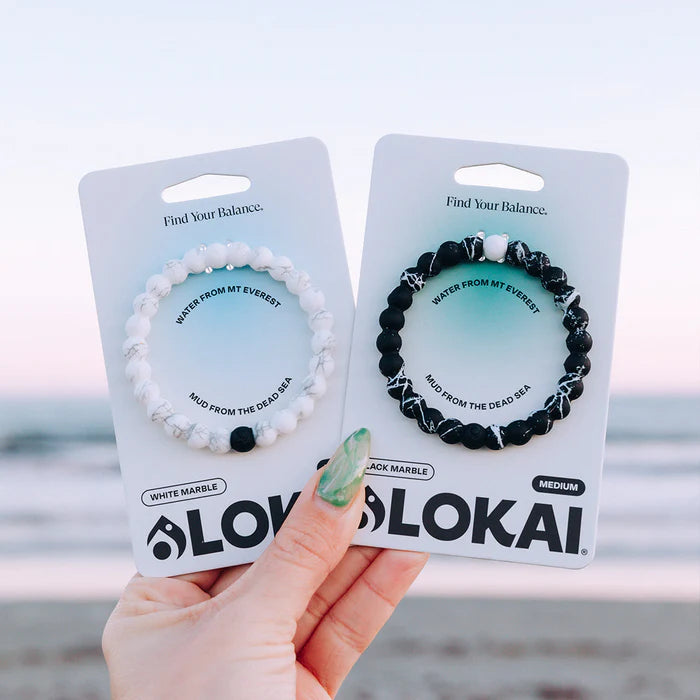Lokai Marble Bracelet - White Marble - Sun Diego Boardshop