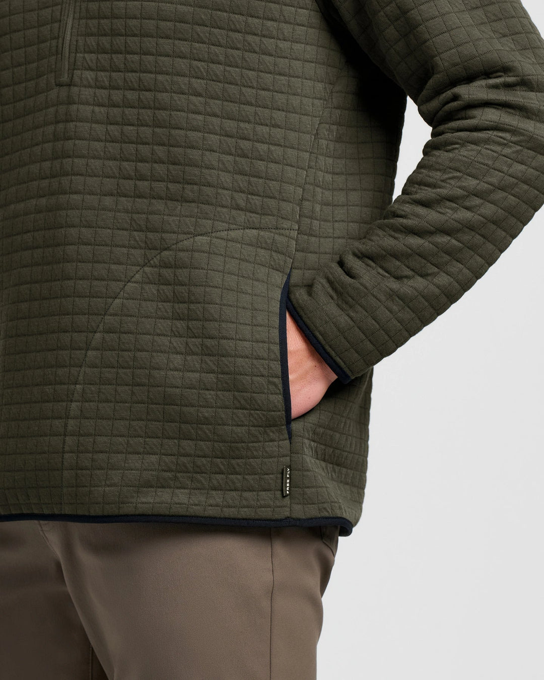 Free Fly Downvalley Quarter Zip - Dark Forest