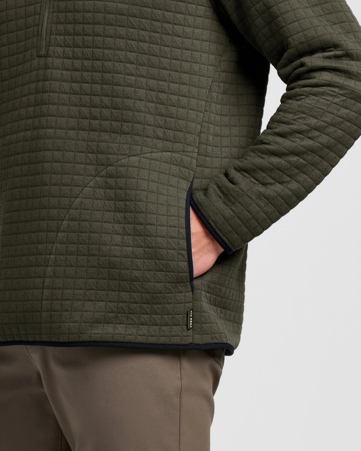 Free Fly Downvalley Quarter Zip - Dark Forest