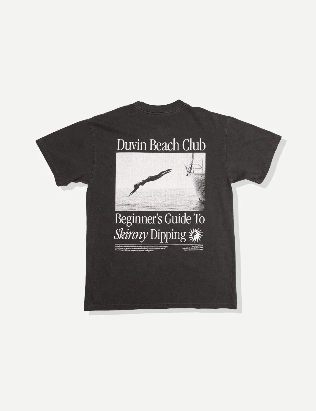 Duvin Men's Skinny Dippin Tee - Black - Sun Diego Boardshop