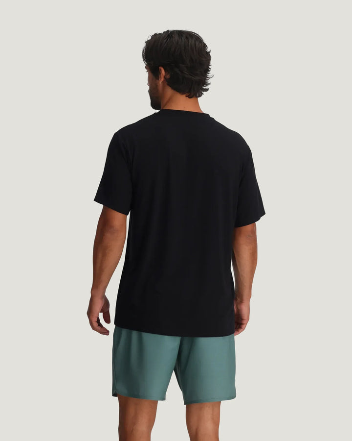 Free Fly Men's Bamboo Flex Pocket Tee - Black - Sun Diego Boardshop