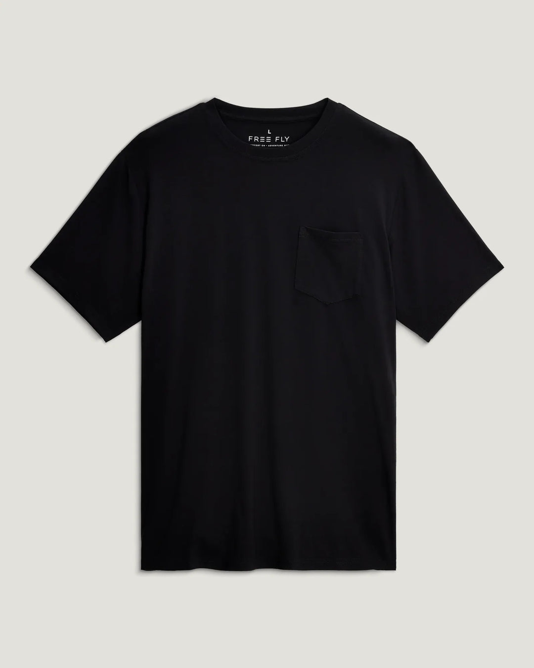 Free Fly Men's Bamboo Flex Pocket Tee - Black - Sun Diego Boardshop