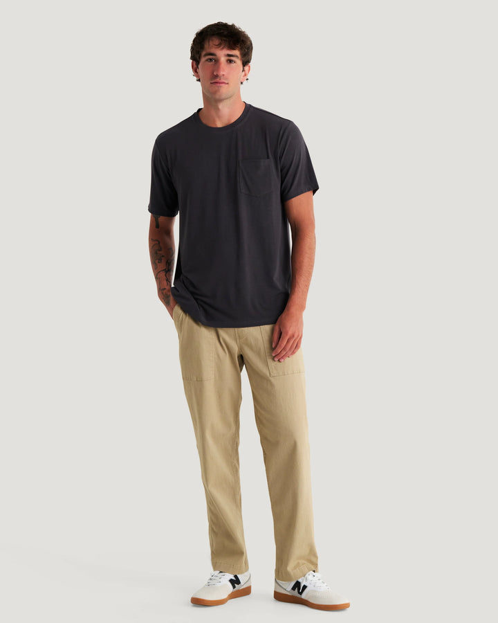 Free Fly Men's Men's Bamboo Flex Pocket Tee - Anthracite - Sun Diego Boardshop