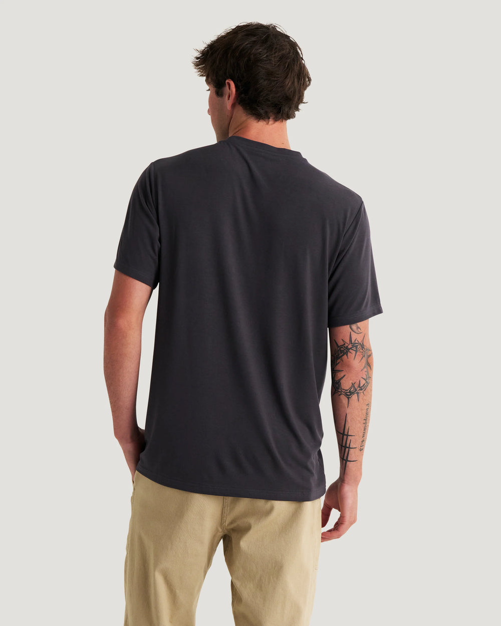 Free Fly Men's Men's Bamboo Flex Pocket Tee - Anthracite - Sun Diego Boardshop