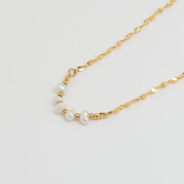 Salty Cali Pearl & Chain Necklace - SALTY SHELLS - Sun Diego Boardshop