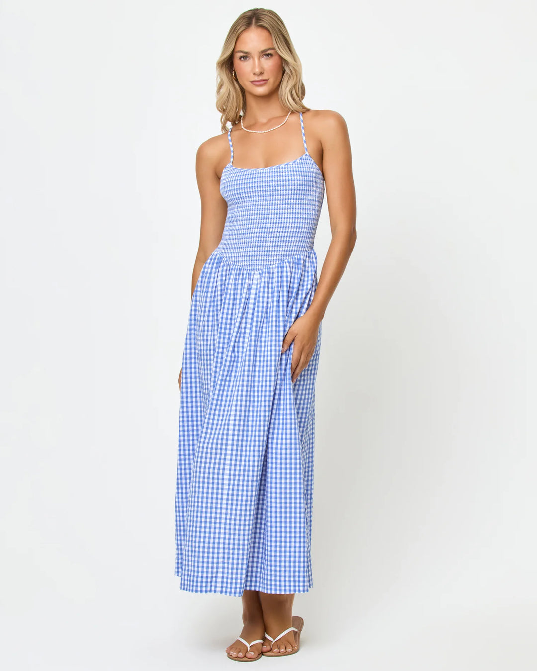 L Space Women's Misha Midi - Morning Gingham