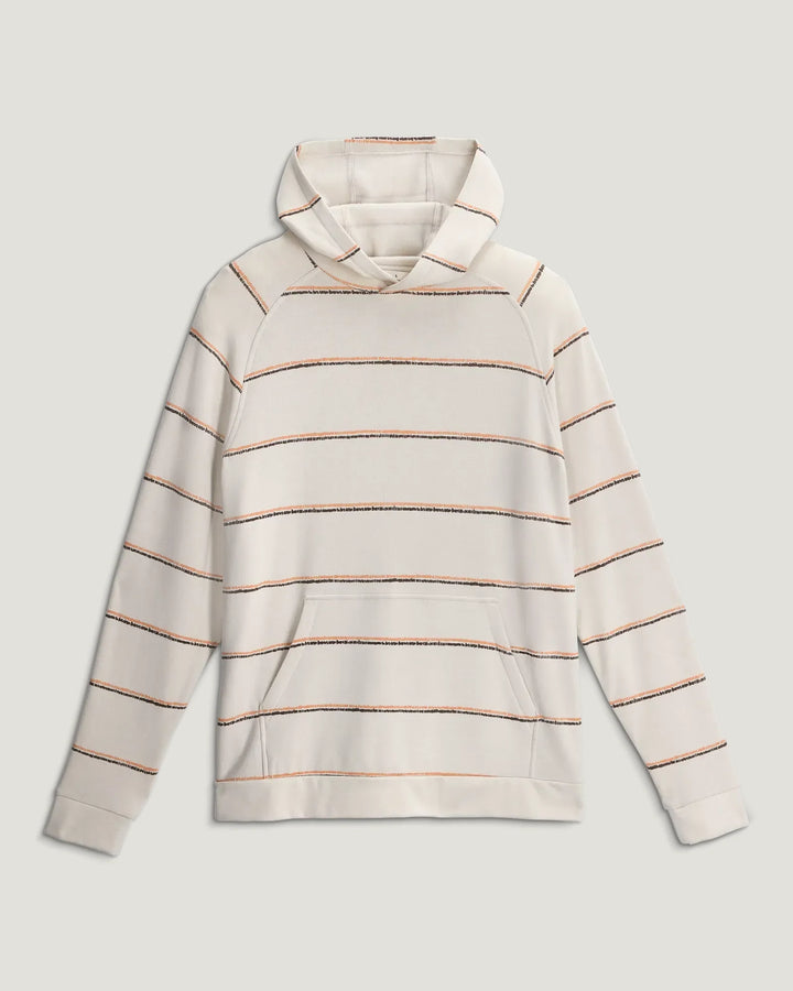 Free Fly Men's Bamboo Lightweight Fleece Hoodie - Dash Double Stripe Birch