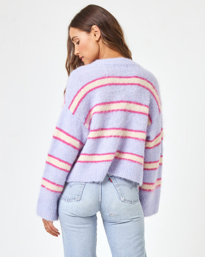 L Space Montauk Sweater - SANDY DUNE STRIPE - Sun Diego Boardshop