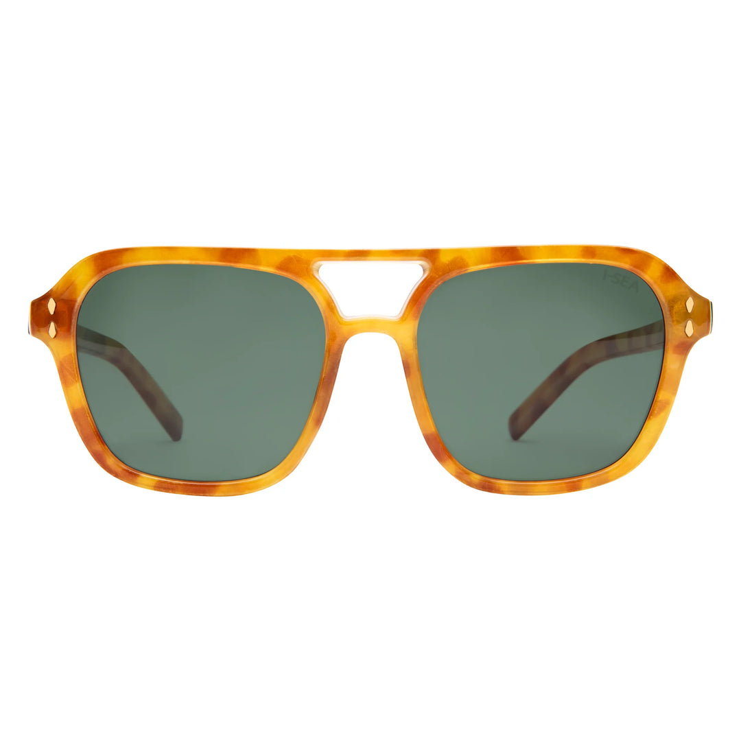 I-Sea Monaco Sunglasses - Honey Tort/Green Polar - Sun Diego Boardshop