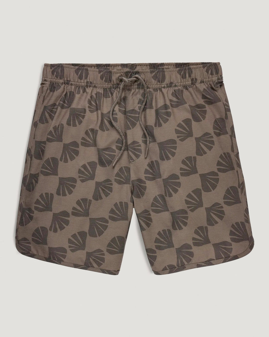 Free Fly Men's Reverb Short Unlined - Sea Scallop Print Fossil