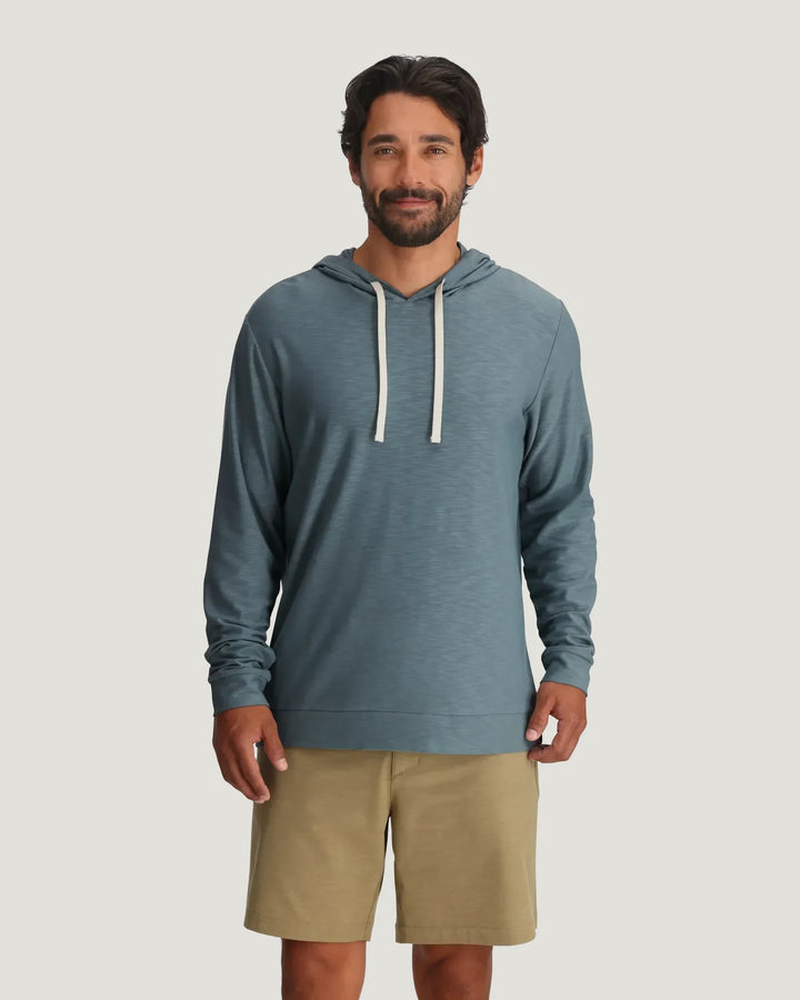 Free Fly Men's Men's Bamboo Slub Hoodie II - Stormy Sea - Sun Diego Boardshop