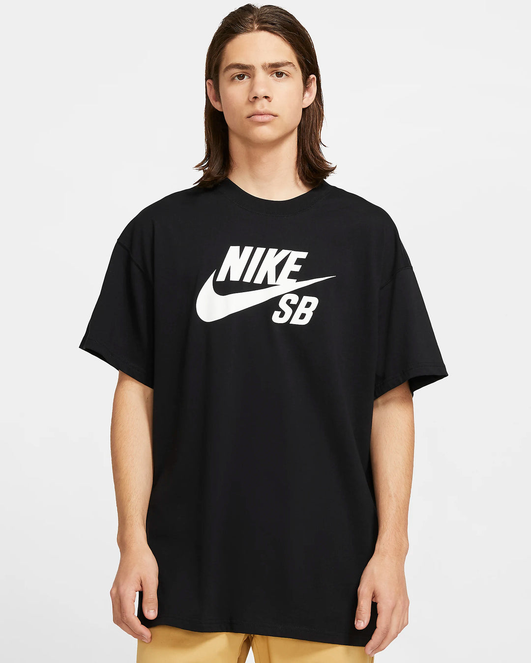 Nike Logo Skate T-Shirt - BLACK/WHITE - Sun Diego Boardshop