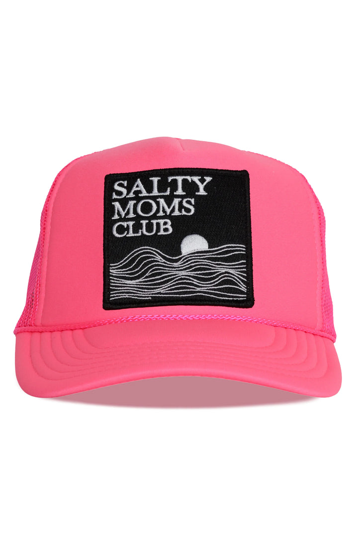 Friday Feelin Women's Salty Moms Trucker Hat - Pink
