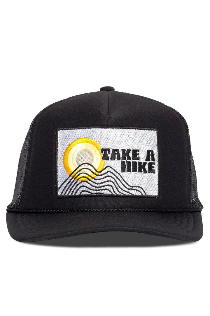 That Friday Feeling Take A Hike Sun Trucker Hat - BLACK - Sun Diego Boardshop