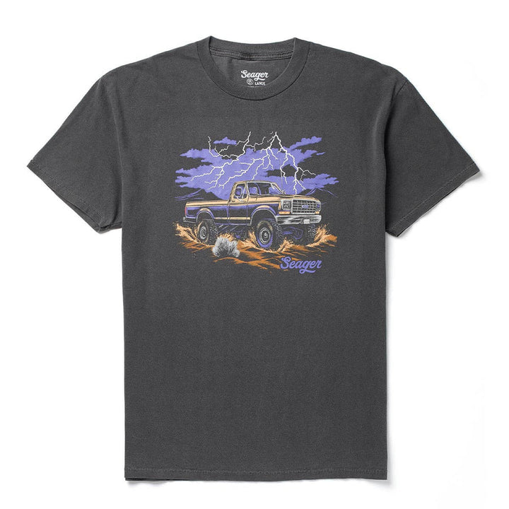 Seager Mud Romp Tee - Pigment Black - Sun Diego Boardshop