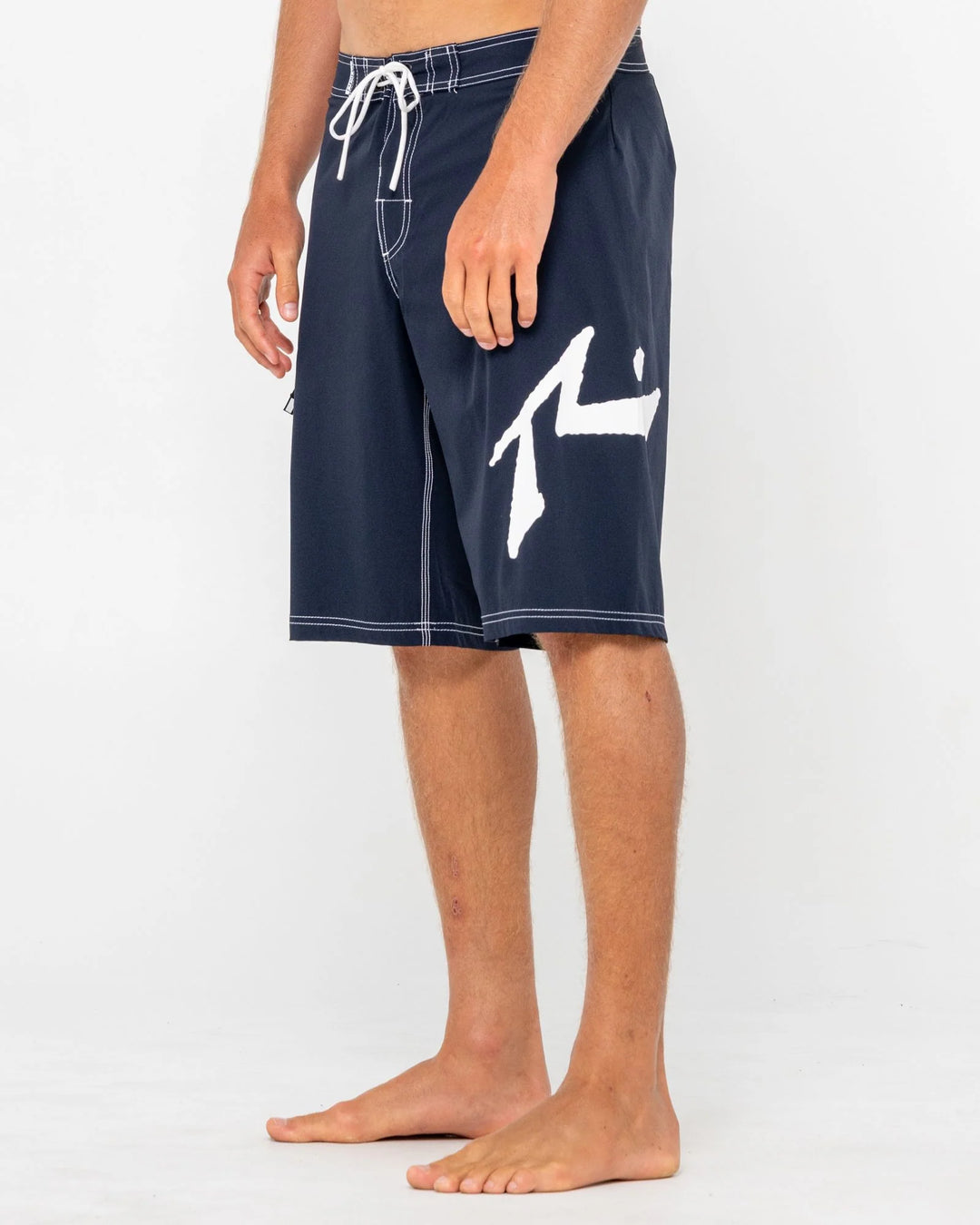 Rusty Men's Fixed Competition Revolution 23" Boardshort - Navy Blue