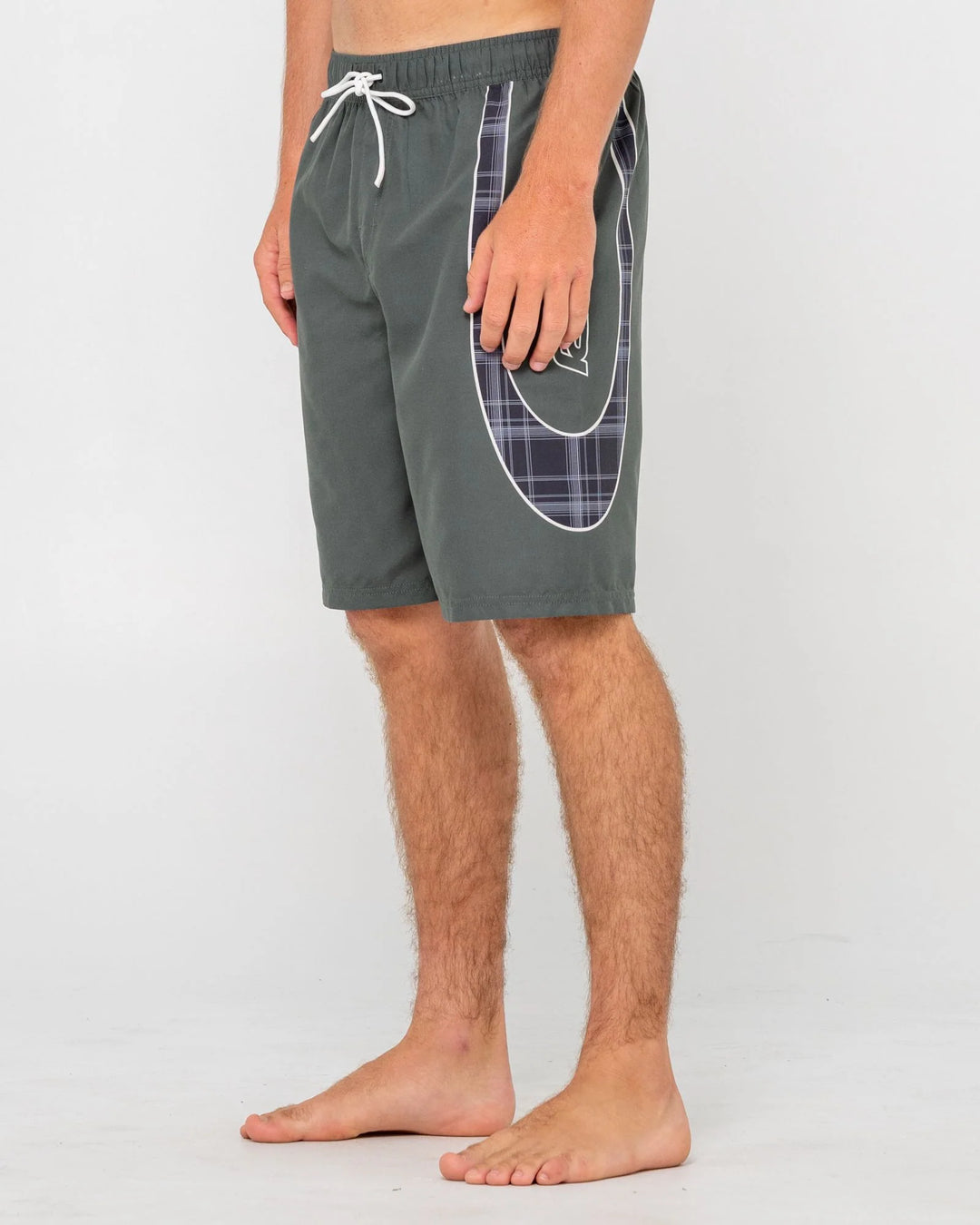 Rusty Men's Charger 21" Elastic Waist Boardshort - Army Green - Sun Diego Boardshop