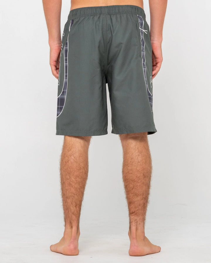 Rusty Men's Charger 21" Elastic Waist Boardshort - Army Green - Sun Diego Boardshop