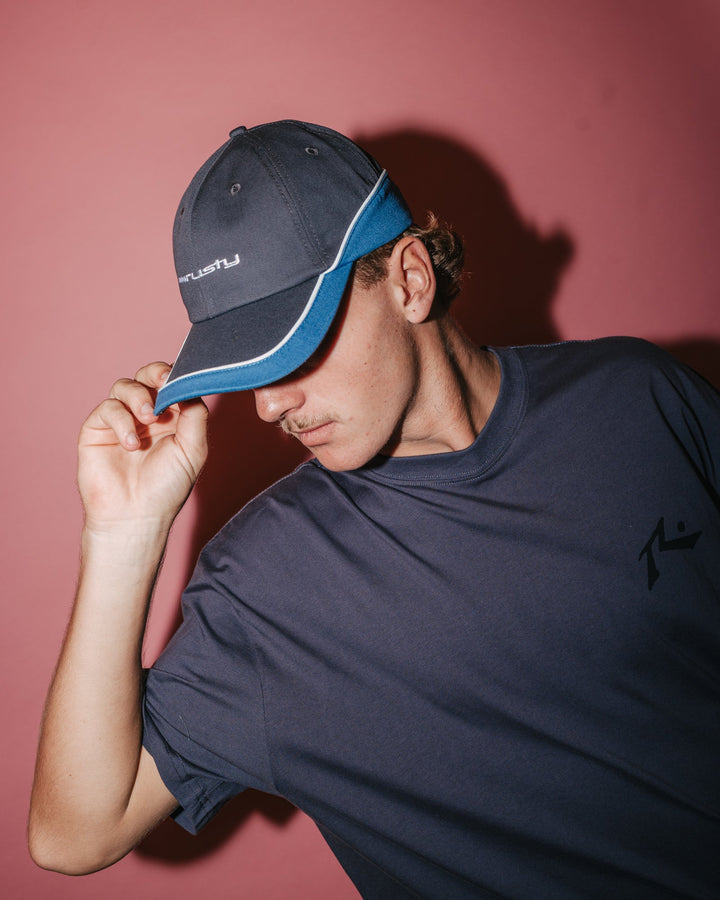 Rusty Men's Double Dip Dad Cap - Coal - Sun Diego Boardshop