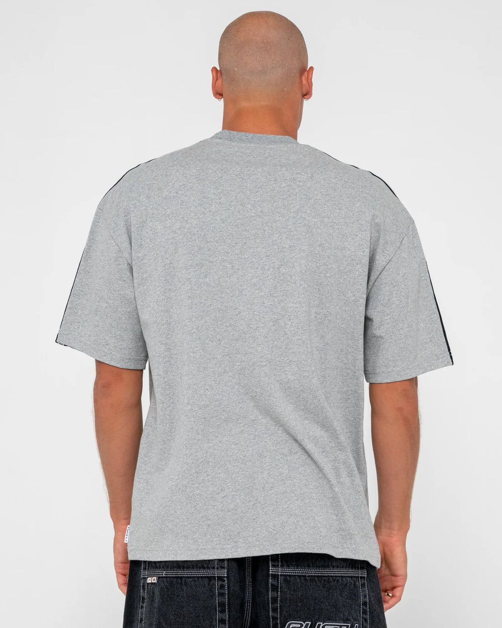 Rusty Men's Gaffa Taped Short Sleeve Tee - Grey Marle - Sun Diego Boardshop