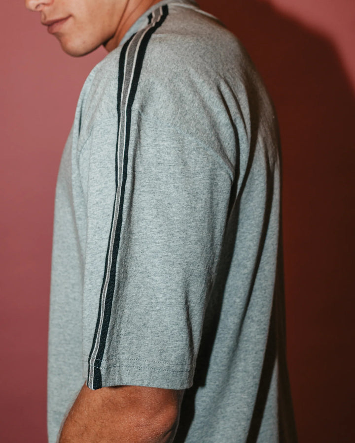 Rusty Men's Gaffa Taped Short Sleeve Tee - Grey Marle - Sun Diego Boardshop