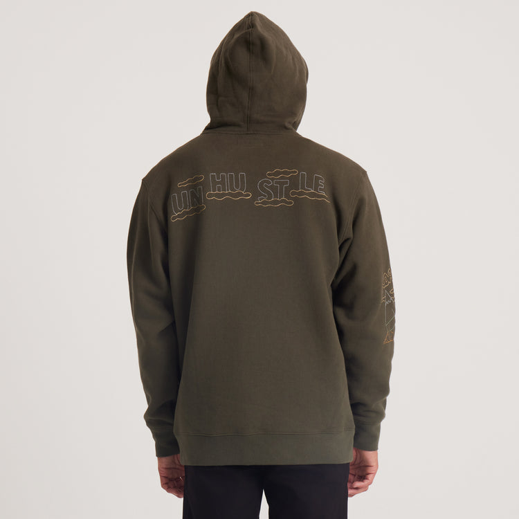 ROARK Bolo Namastay Hoodie - MILITARY - Sun Diego Boardshop