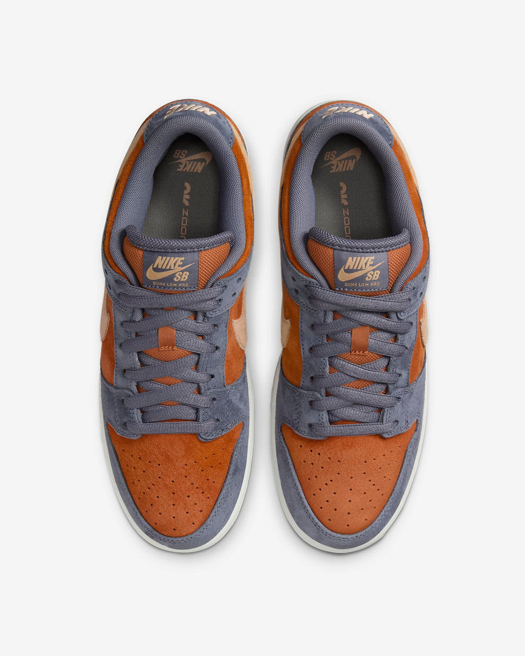 Nike Dunk Low Pro Shoe - LIGHT CARBON/MONARCH - Sun Diego Boardshop