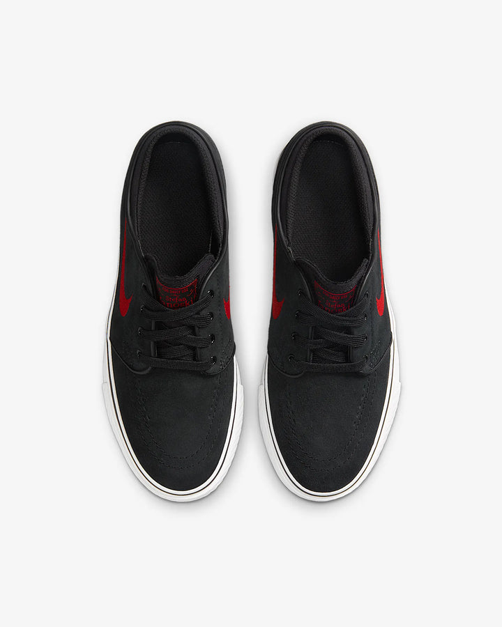 Nike Older Kid's Stefan Janoski - BLACK/UNIVERSITY RED/SUMMIT WHITE - Sun Diego Boardshop