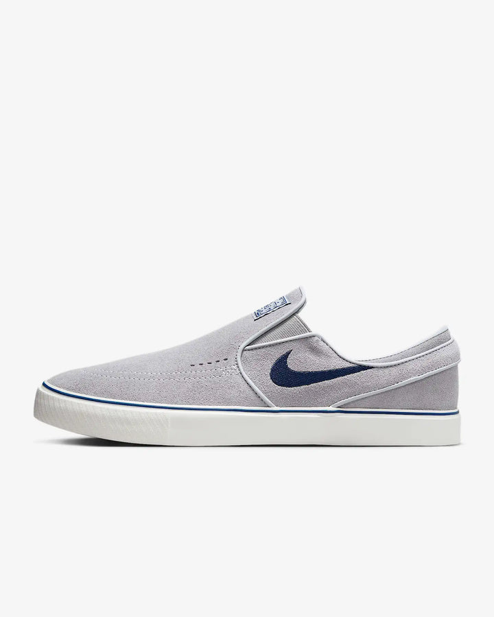 Nike SB Janoski+ Slip - WOLF GREY/NAVY/SUMMIT WHITE - Sun Diego Boardshop